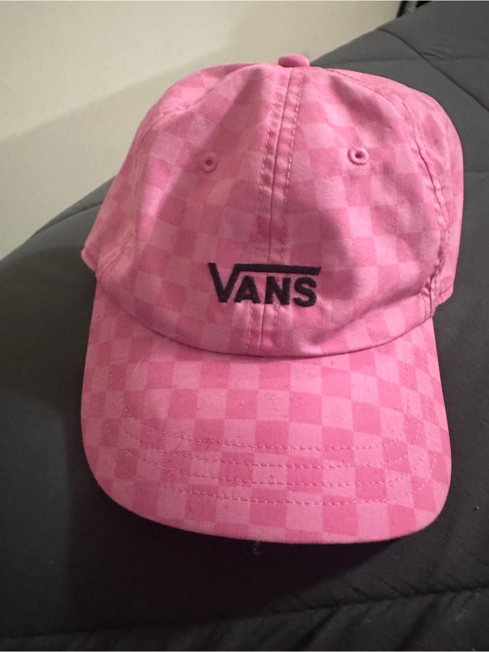 Vans Pink Checkerboard Cap
